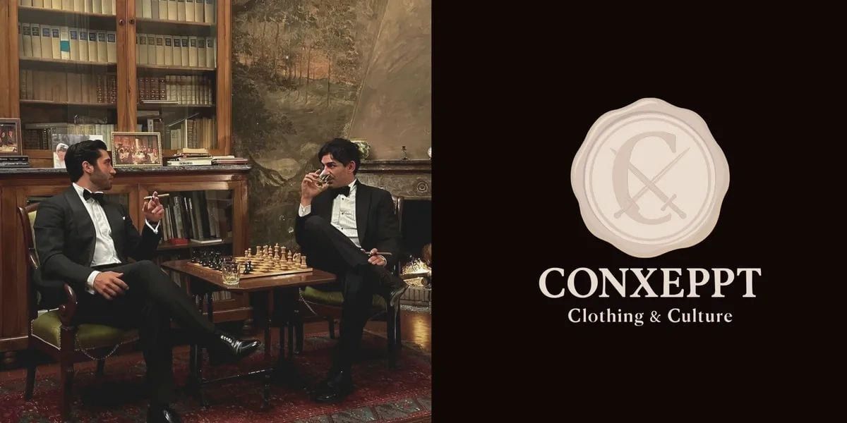 A Conxeppt client in a custom business suit